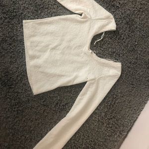Long sleeved crop top